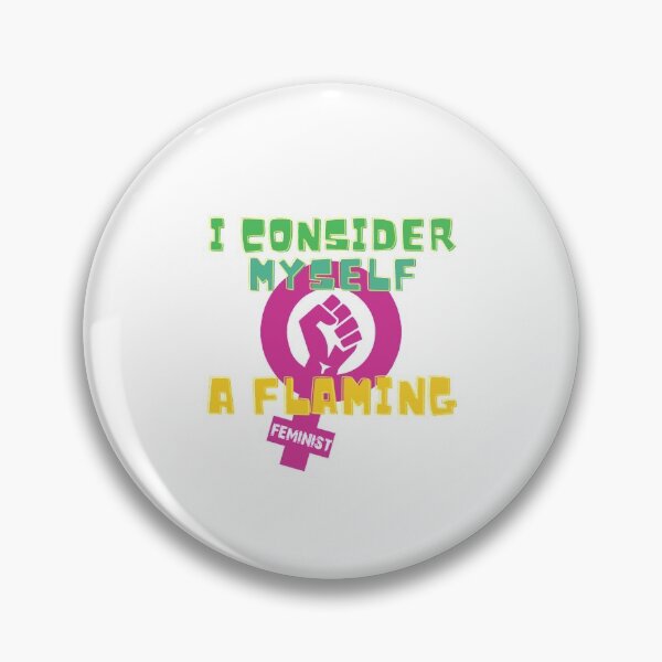 Item preview, I Consider Myself A Flaming Feminist designed and sold by Oussluka.
