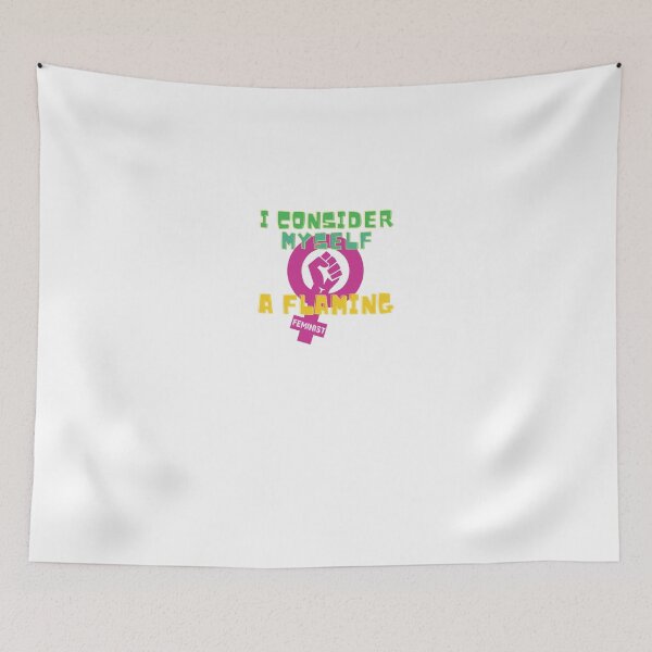 Item preview, I Consider Myself A Flaming Feminist designed and sold by Oussluka.