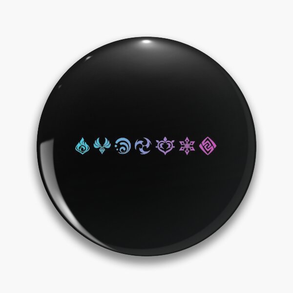 Item preview, Genshin Impact Elements designed and sold by GoldenDov.