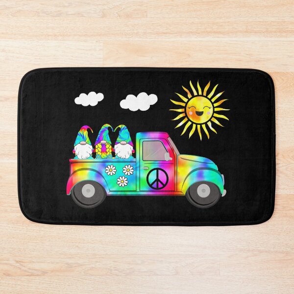 Item preview, Hippie Gnomes in Truck Daisy Hat Retro Peace Groovy designed and sold by funnytshirtemp.