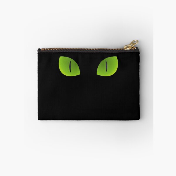 Item preview, Halloween Cat Green Scary Eyes designed and sold by peachyline.