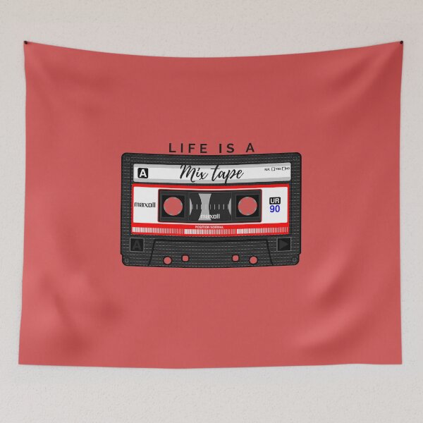 Item preview, Life Is A Mix Tape designed and sold by Catherine Emma.