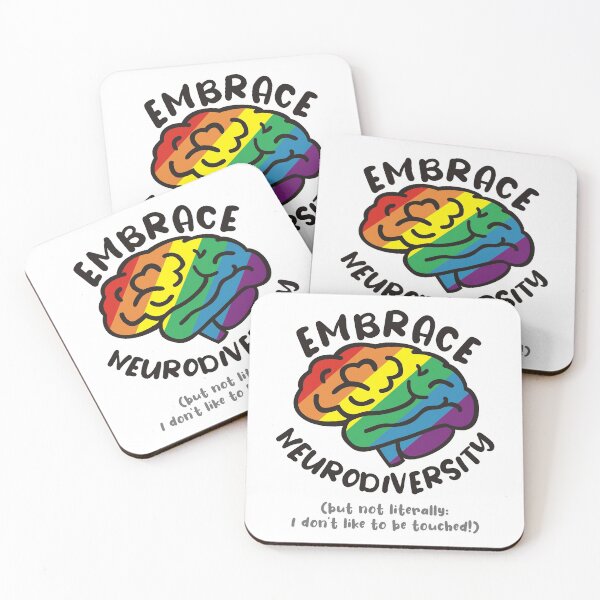 Item preview, Embrace Neurodiversity (but not literally!) designed and sold by JezWeCan.