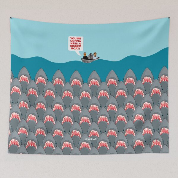 Item preview, Jaws Movie Sharks  designed and sold by emmafifield.