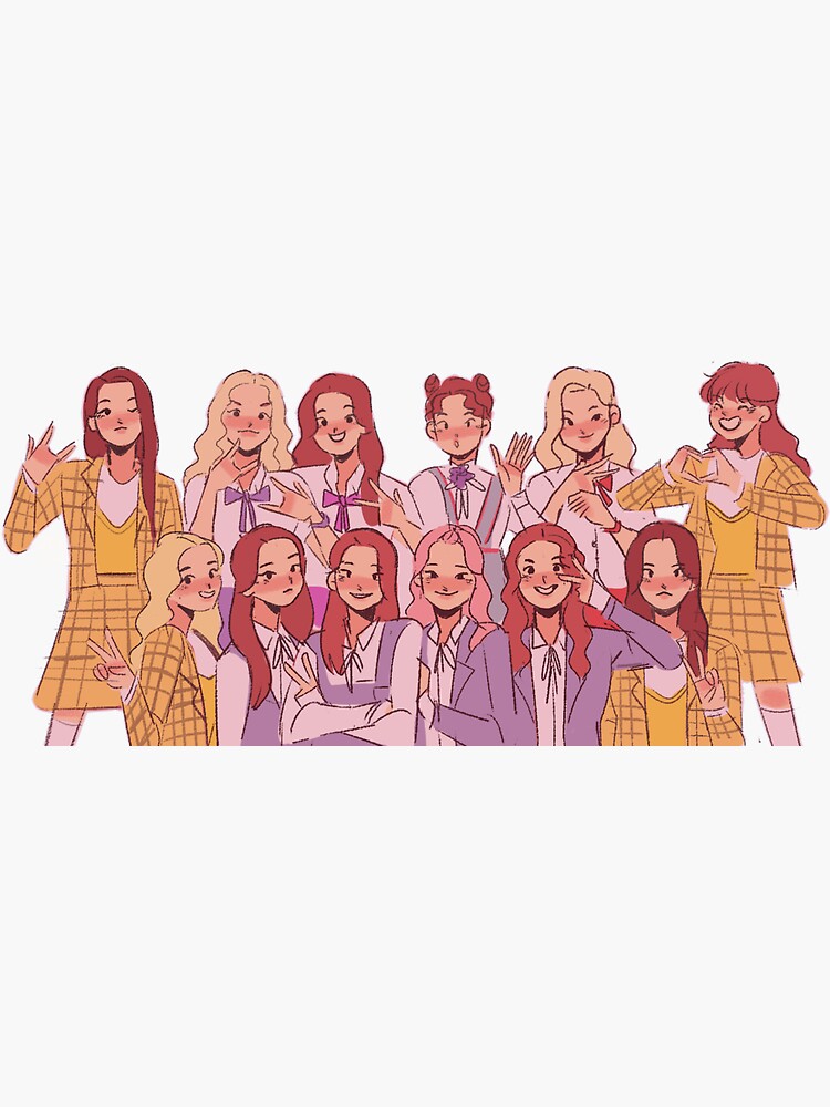 Loona 1200 Album Cover Sticker