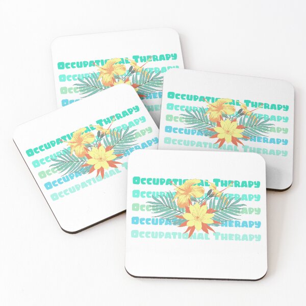 Item preview, Occupational Therapy Flower Aqua designed and sold by jacks-tees.