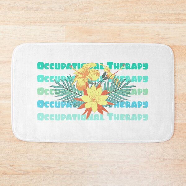 Item preview, Occupational Therapy Flower Aqua designed and sold by jacks-tees.