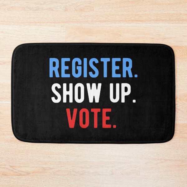 Item preview, Register show up vote designed and sold by mographicdesign.