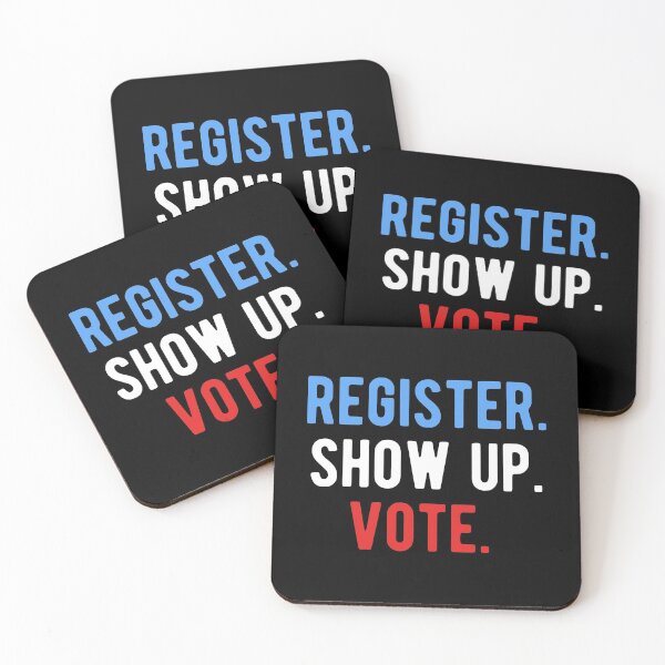 Item preview, Register show up vote designed and sold by mographicdesign.