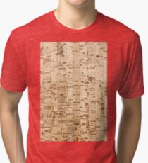 Cork oak pattern Tri-blend T-Shirt