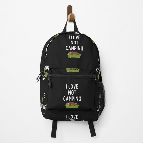 Item preview, I Love Not Camping designed and sold by Lisa Lucero.