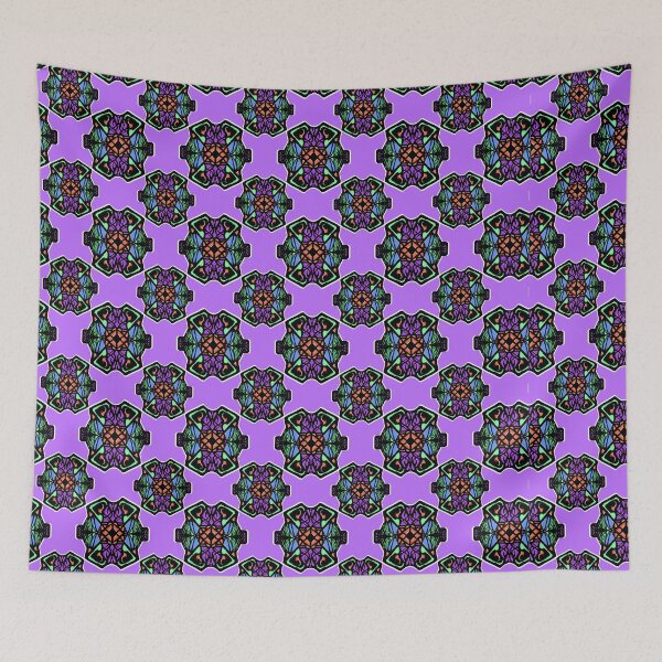 Item preview, Blocky| Patterned Art designed and sold by Designsssssssssssssssss.