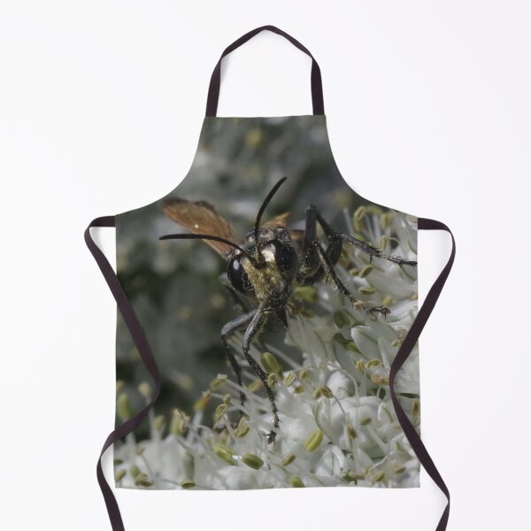 Item preview, Wasp on onion flower designed and sold by BigAndRed.