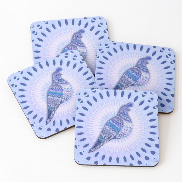 Item preview, BLUE QUAIL ZENTANGLE 355. designed and sold by sana90.