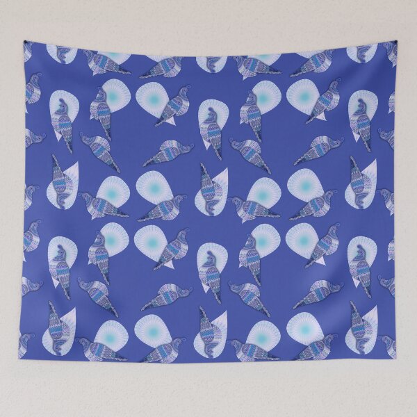 Item preview, BLUE QUAIL ZENTANGLE 355. designed and sold by sana90.