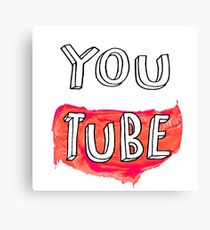 YouTube Canvas Print
