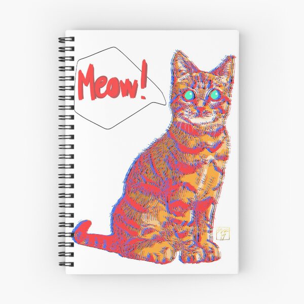 Aperçu de l'œuvre Cat Meow! (Rouge) - 2020 créée et vendue par Sue Flask.