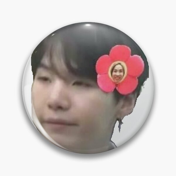 Item preview, Suga and Hobi flower BTS meme  designed and sold by missamethyst.