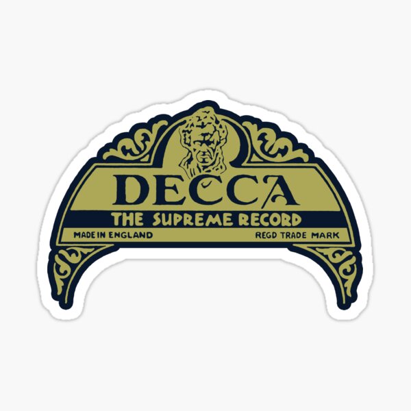 Decca Label 1929 Sticker