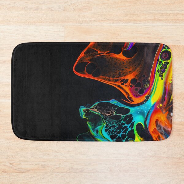 Item preview, Fluoro Black Abstract Art designed and sold by Catherine Emma.