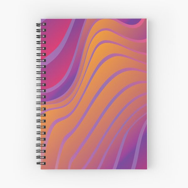 Item preview, Wavy Purple And Orange Stripes designed and sold by KeeganCreations.