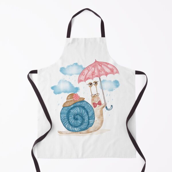 Item preview, Snail with an umbrella designed and sold by EnjoyingDrawing.