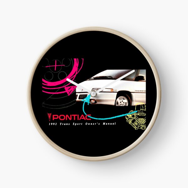 MANUEL DU PROPRIÉTAIRE PONTIAC TRANS SPORT Horloge
