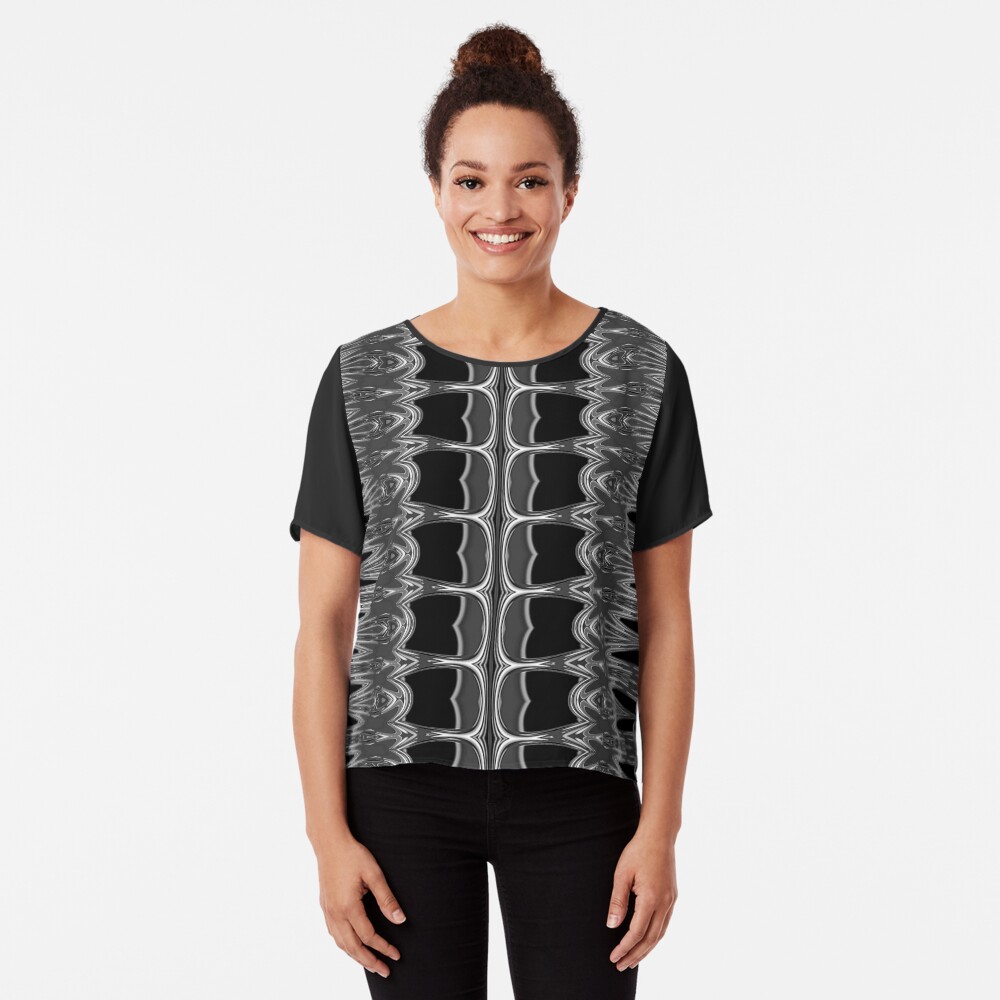 LaFara Caesarian VIl Chiffon Top