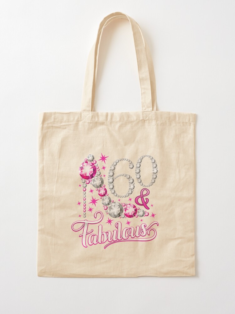 Happy 60th Birthday Tote Bags for Sale