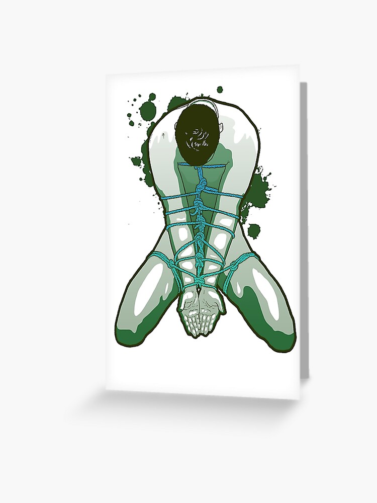 Shibari artwork - Rope art | Greeting Card