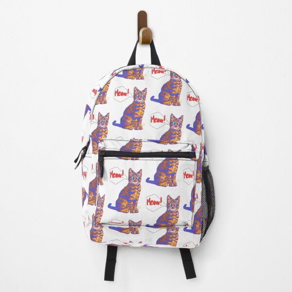 Item preview, Cat Meow! (blue) - 2020 designed and sold by Sue Flask.
