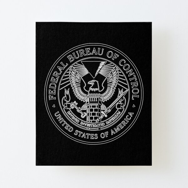 Federal Bureau of Control Canvas Mounted Print