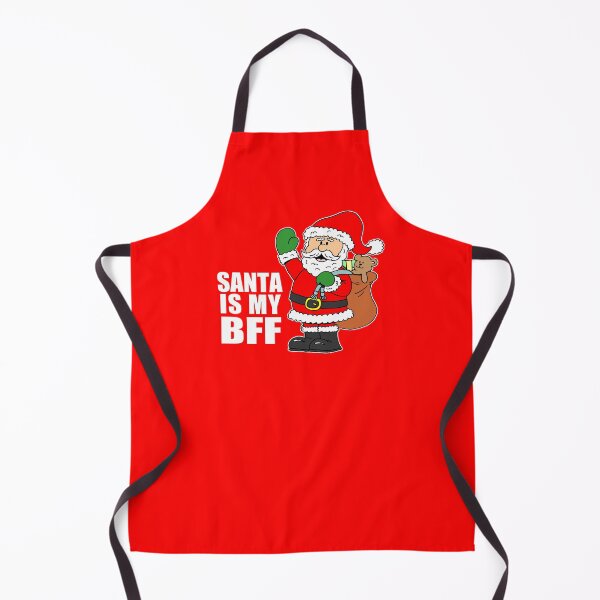 Item preview, Santa Is My BFF Santa Claus Cartoon designed and sold by jaycartoonist.