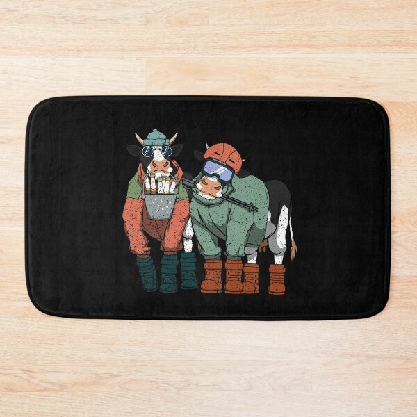 Item preview, Funny Cow Snow Boots Skiing Design designed and sold by Tom2468.