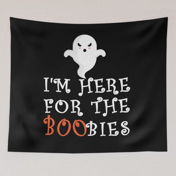 Item preview, I'm Here For the Boobies Funny Baby Halloween designed and sold by RM2017.