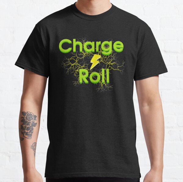 Electric car charge & roll v4 Classic T-Shirt