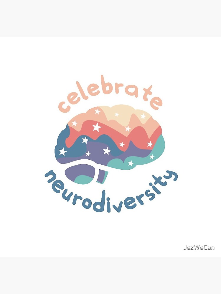 Thumbnail 3 of 3, Pin, Celebrate Neurodiversity designed and sold by JezWeCan.