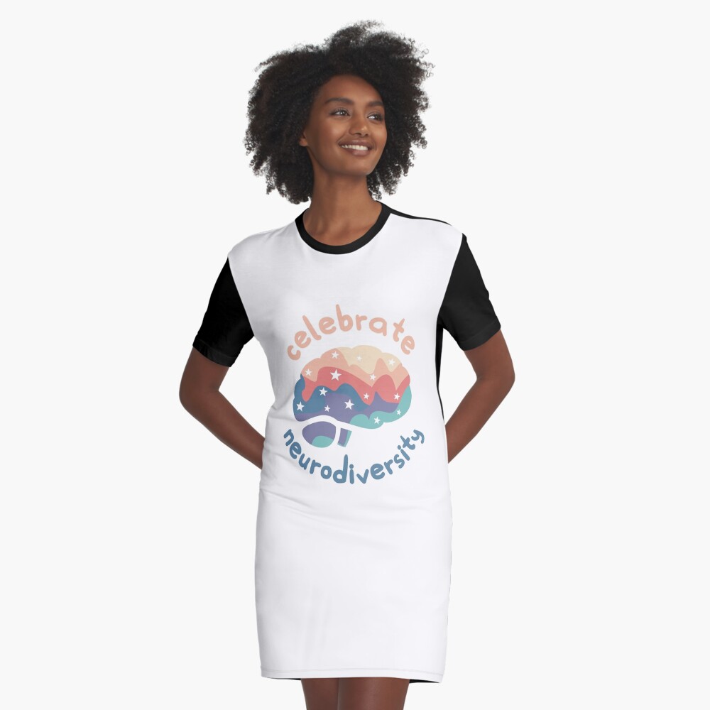 Item preview, Graphic T-Shirt Dress designed and sold by JezWeCan.