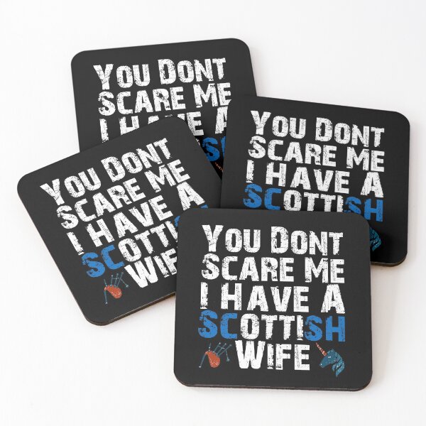 Item preview, Scotland Gift You Don't Scare Me I Have A Scottish Wife Gift Funny Birthday Gift  designed and sold by Akmloza.