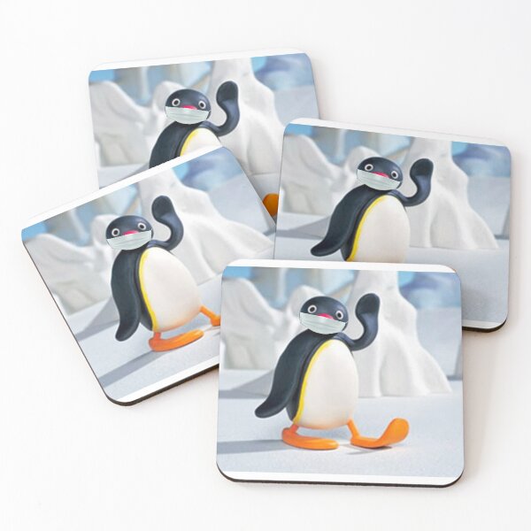 Item preview, Pingu The Penguin Wearing Corona Mask - Noot Noot designed and sold by Luseres.