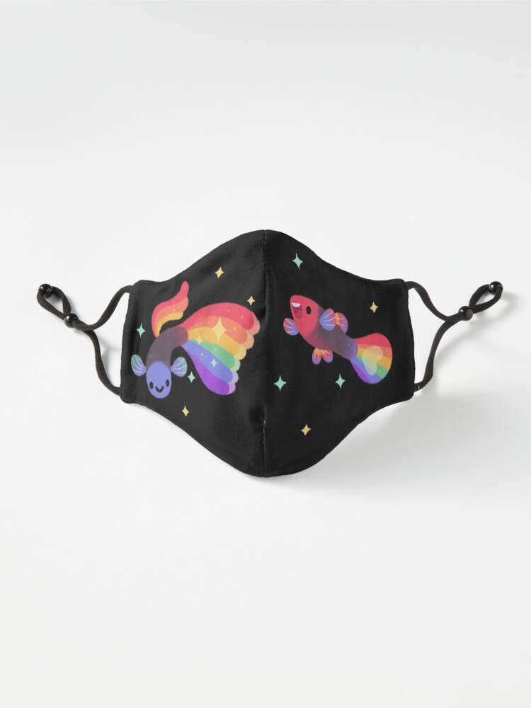 Alternate view of Rainbow guppy 5 Mask
