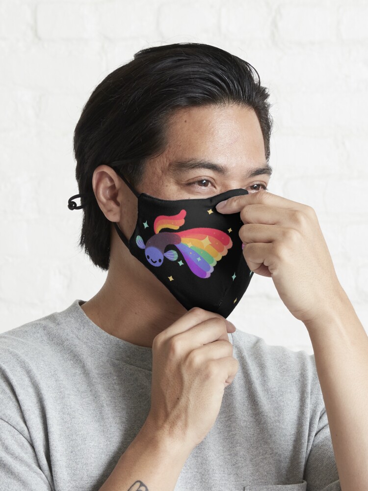 Alternate view of Rainbow guppy 5 Mask