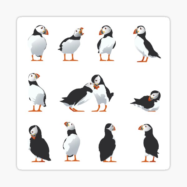 Item preview, Puffin friends designed and sold by AnthonyZed.