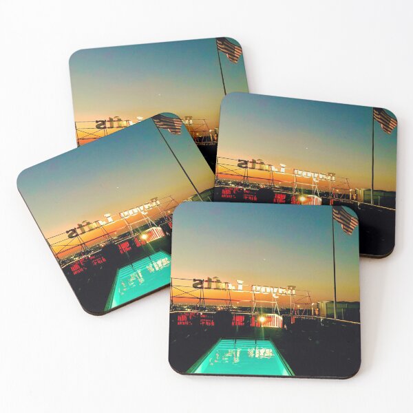 Item preview, Sunset on the Roof Top with American Flag designed and sold by Christine  Wilson Photos.