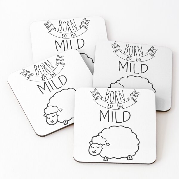 Item preview, Born to be Mild - cute sheep designed and sold by RIVEofficial.