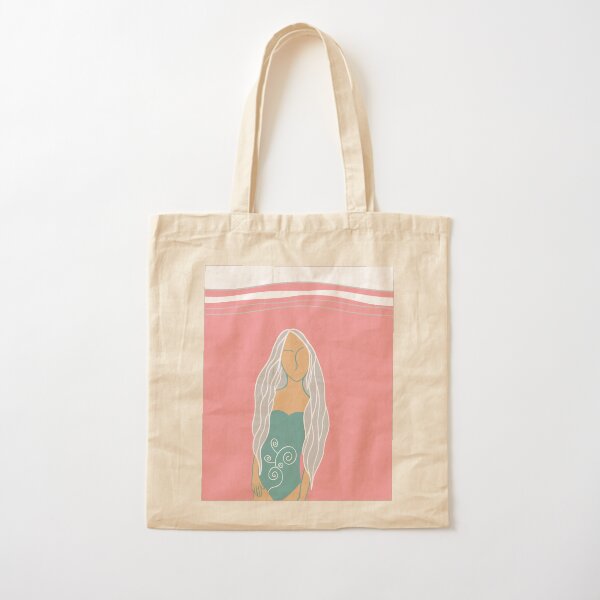 Summer Girl Cotton Tote Bag