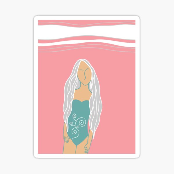 Summer Girl Sticker