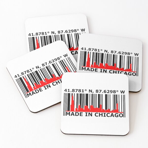 Item preview, Made In Chicago Barcode. designed and sold by Nxt-Lvl-Awesome.