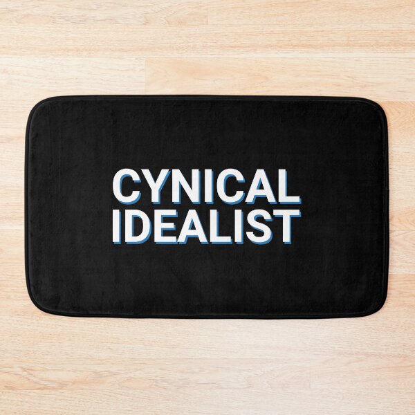 Item preview, Cynical Idealist White Text designed and sold by Sour Soul.