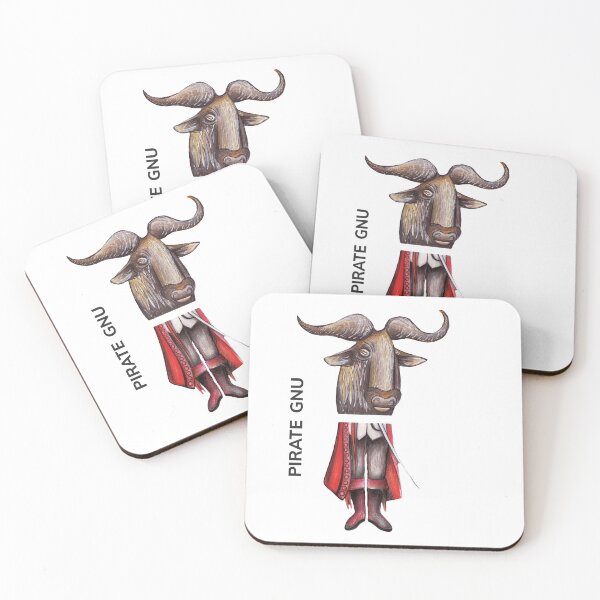 Artikelvorschau, PIRATE GNU by FrankenDuo entworfen und verkauft von FrankenDuo.